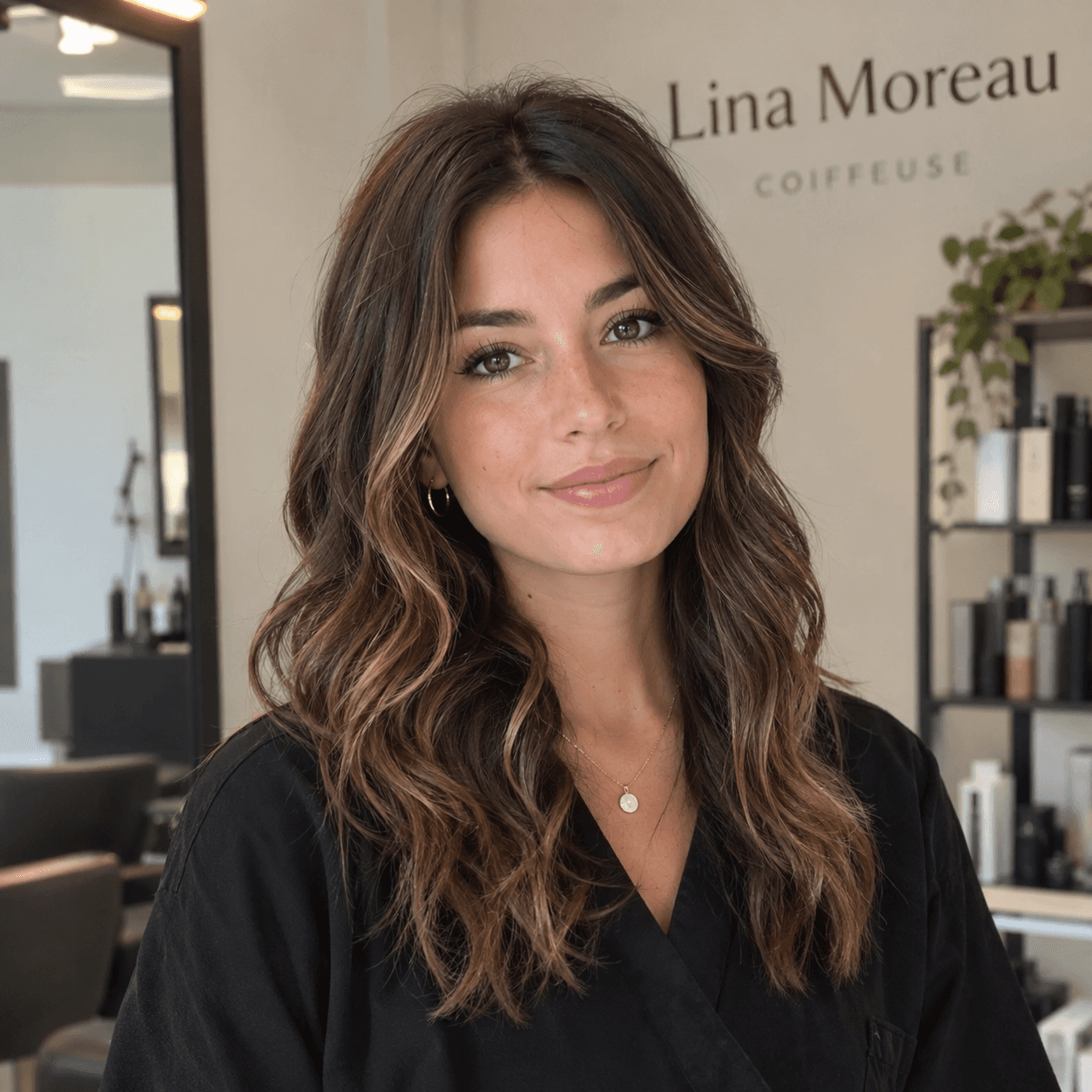 Profile photo of Lina Moreau, hairdresser